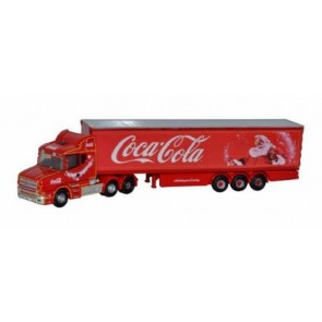 Oxford 130302 - 1:148 SCANIA T CAB TRAILER/COCA COLA XMAS NTCAB007CC