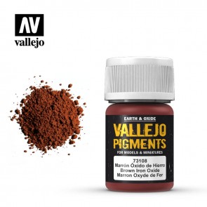 Vallejo 73108 - PIGMENT BROWN IRON OXIDE